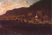 Wojciech Gerson Mountain-foot scenery. oil